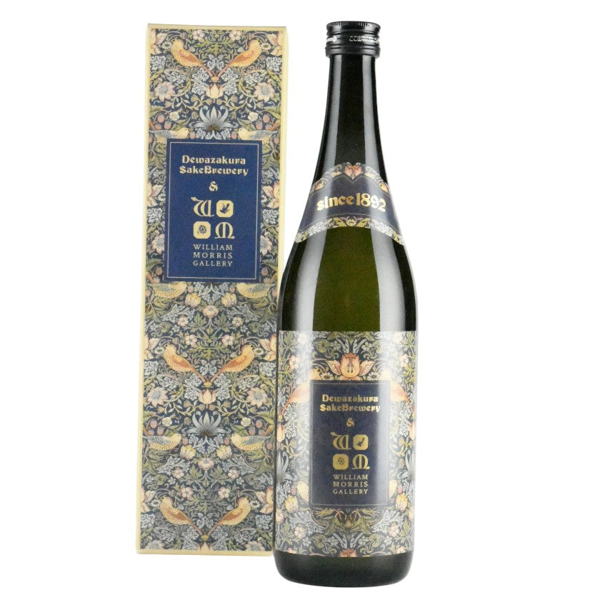 出羽櫻 x 威廉莫里斯 純米大吟釀 (深藍) 720毫升